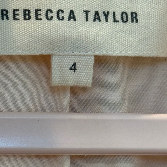 Rebecca Taylor Light Cream Double-Breasted Blazer - Picture 7 of 8